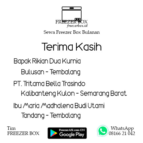 #peloporfreezerfood #freezerfood #freezerbox #freezerboxsemarang #sewafreezerbox #sewafreezerboxsemarang #sewafreezerboxbulanan #sewafreezerboxbulanansemarang